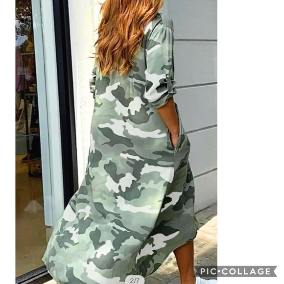 Camouflage Button Down Shirt - Picture 2 of 4